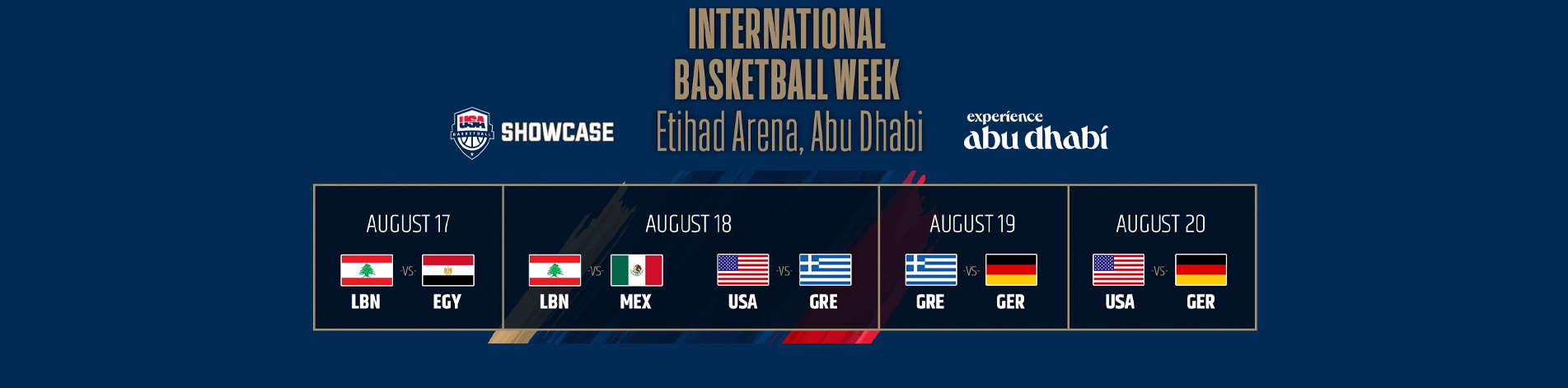 International Basketball Week Abu Dhabi Tickets and Hotel Packages 2023